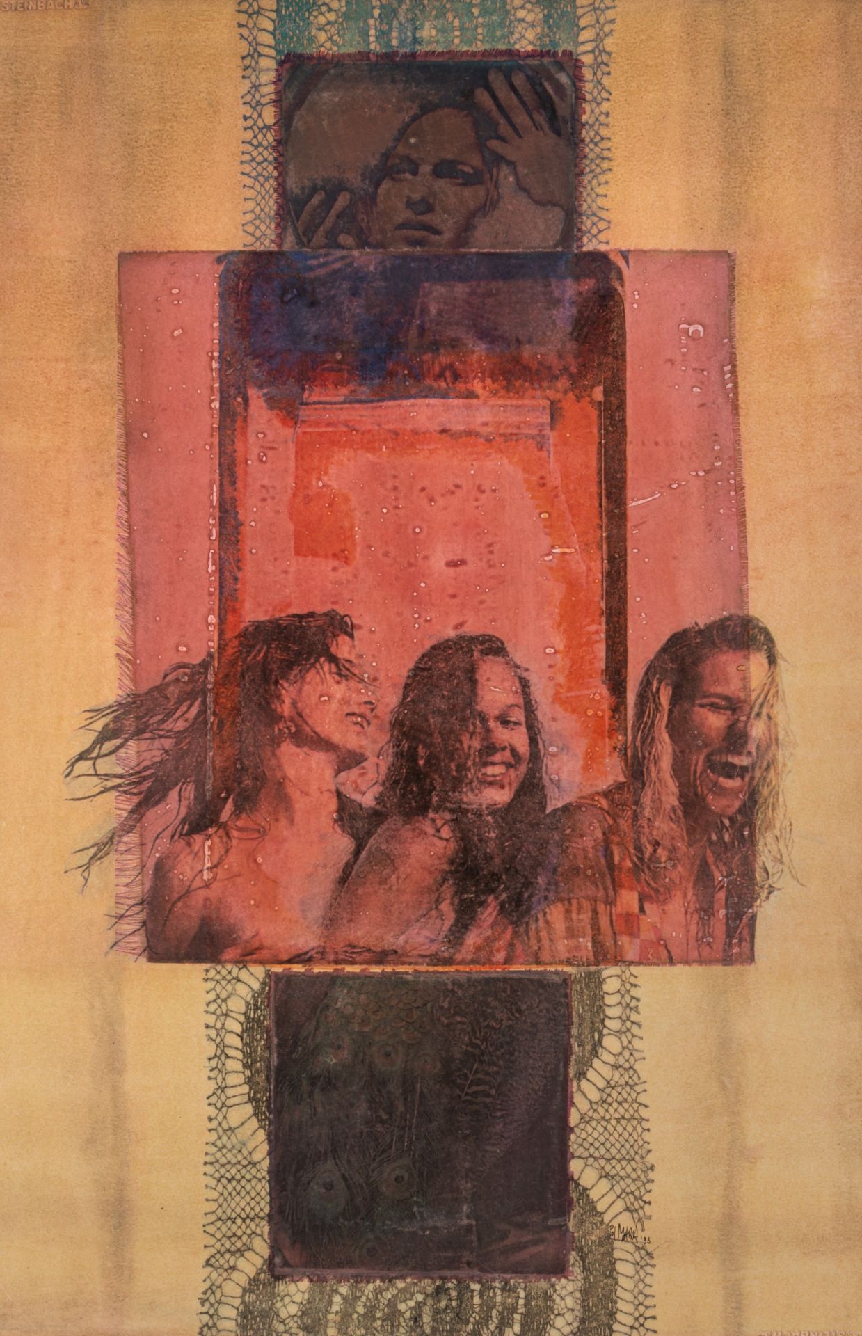 Pol Mara (1920-1998), 'To Ravel out.../ Effilochage', watercolour on paper, 1996, 88 x 125 cm