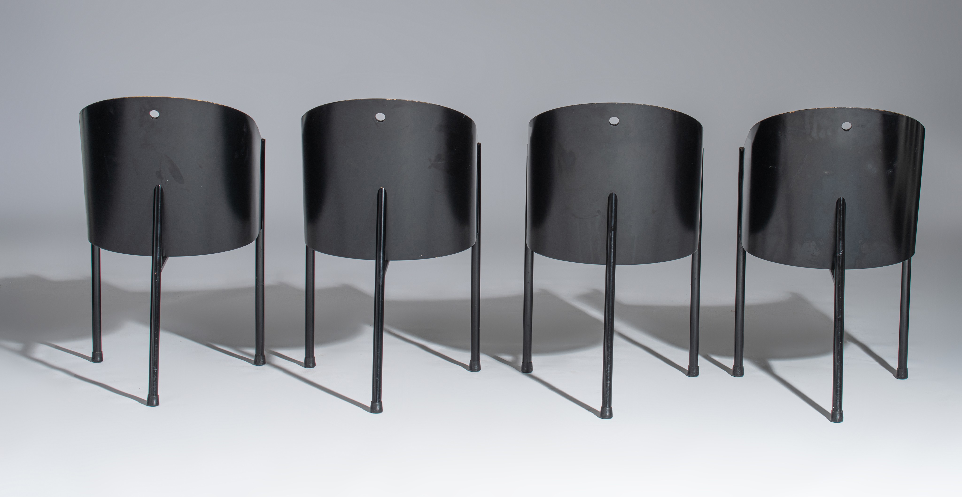 A vintage set of 4 Costes chairs by Philippe Starck for Aleph Driade, Italy, 1984, H 80 - W 47,5 cm - Image 15 of 20