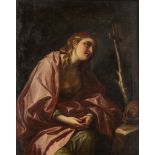 The penitent Mary Magdalene, after Anton Raphael Mengs, 18thC, oil on canvas, 89 x 111 cm