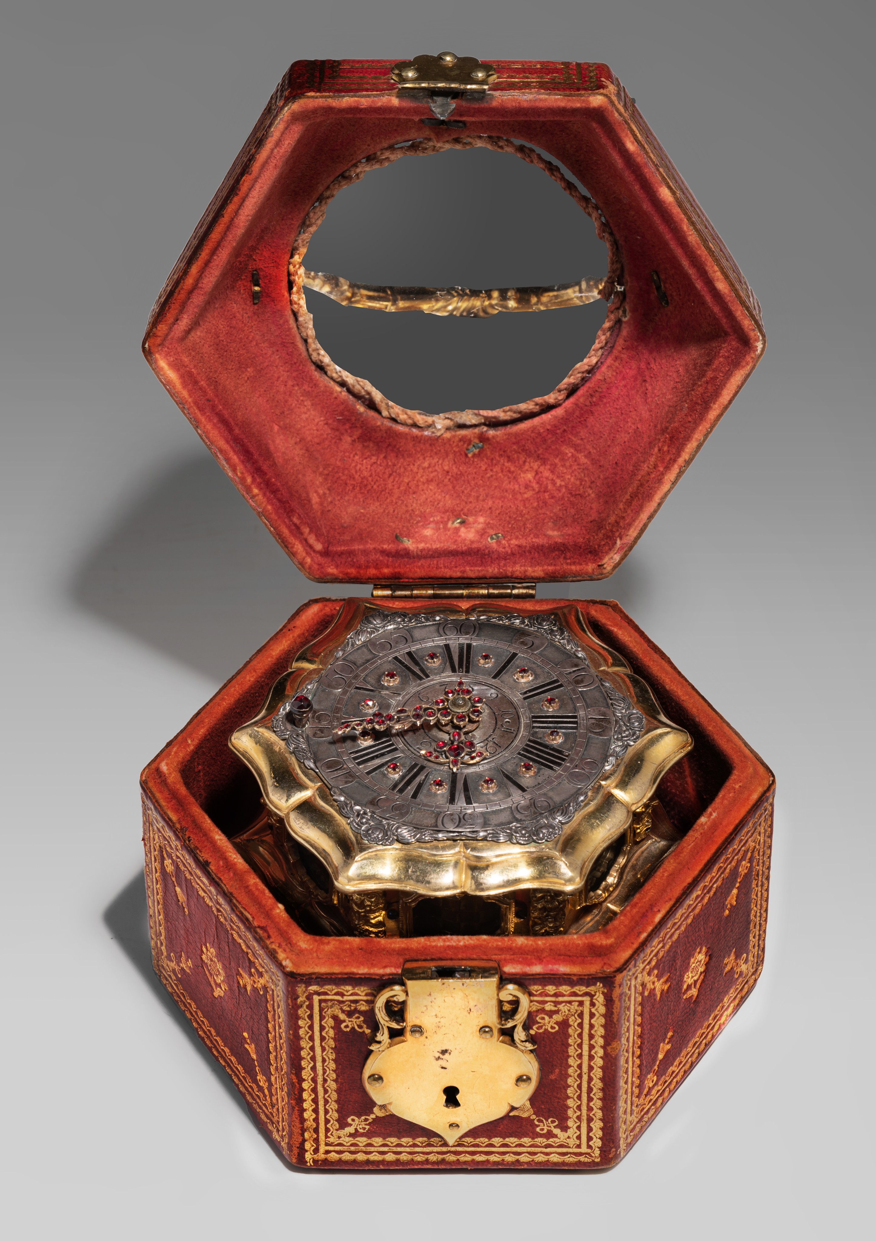 An important table clock with hour repeater and alarm, by Johan Simon Betzamyr, Danzig, ca. 1750, H - Image 5 of 27