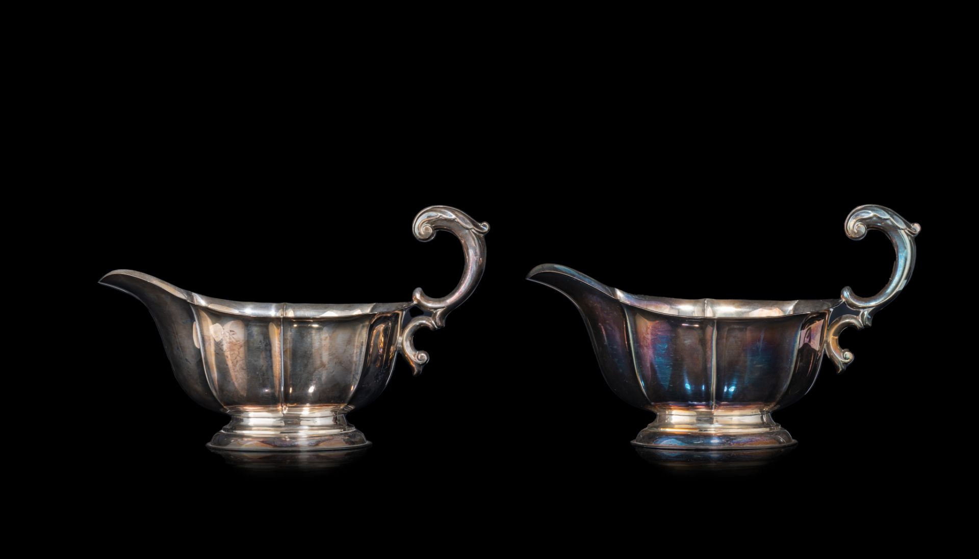 A set of silver tableware, H 13,5 - 24,5 cm - total weight: ca. 1.595 g - Bild 10 aus 17