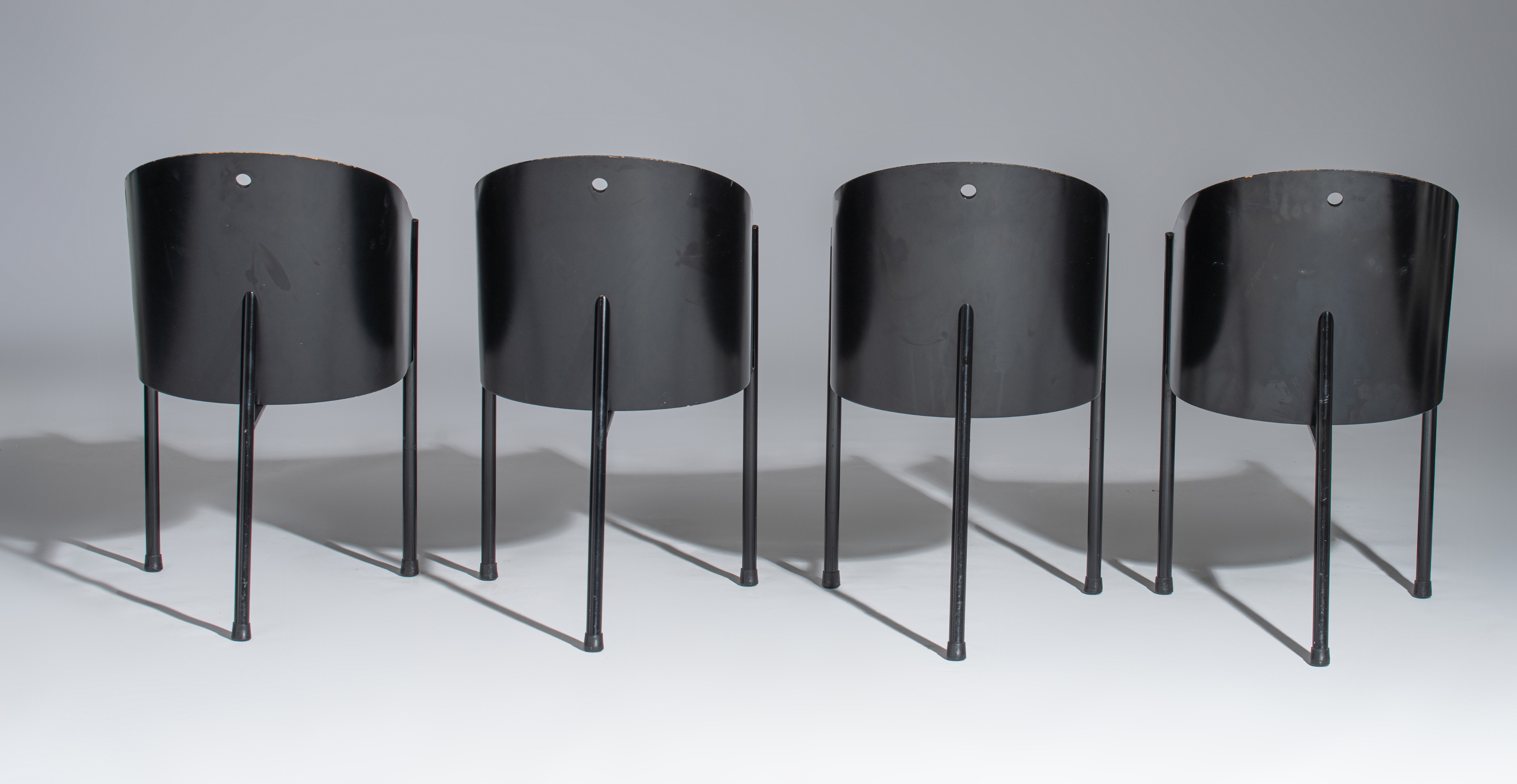 A vintage set of 4 Costes chairs by Philippe Starck for Aleph Driade, Italy, 1984, H 80 - W 47,5 cm - Image 5 of 20