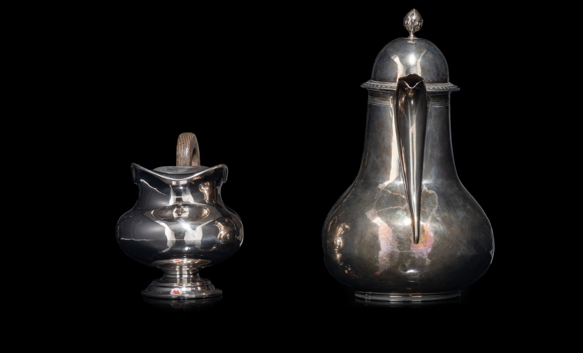 A set of silver tableware, H 13,5 - 24,5 cm - total weight: ca. 1.595 g - Image 3 of 17