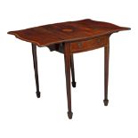 A fine mahogany George III butterfly 'Pembroke table', H 70 - W 46 - 92 - D 76 cm