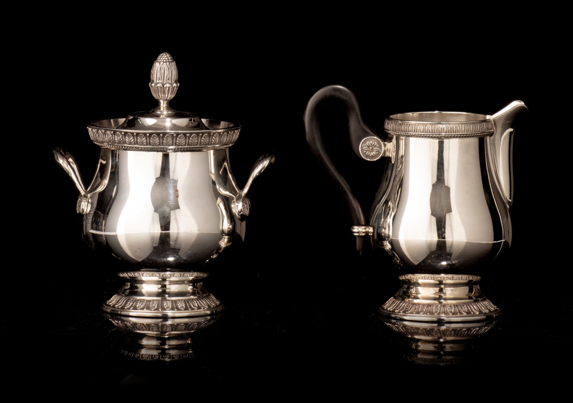 An interesting collection of silver-plated items by Christofle - France, model Malmaison - Image 12 of 16