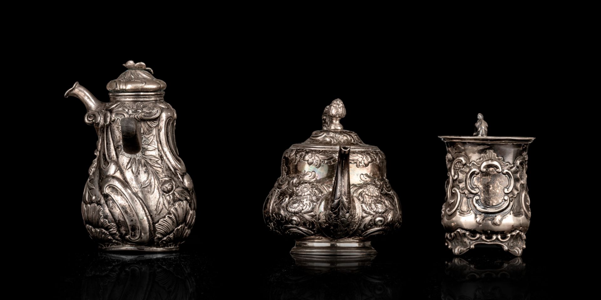 A various silver collection, H 12 - 16,5 cm - total weight: 1.767 g - Image 10 of 18