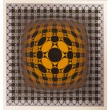 Victor Vasarely (1906-1997), geometric descent, serigraph, N° 253/267, 57,5 x 57,5 cm