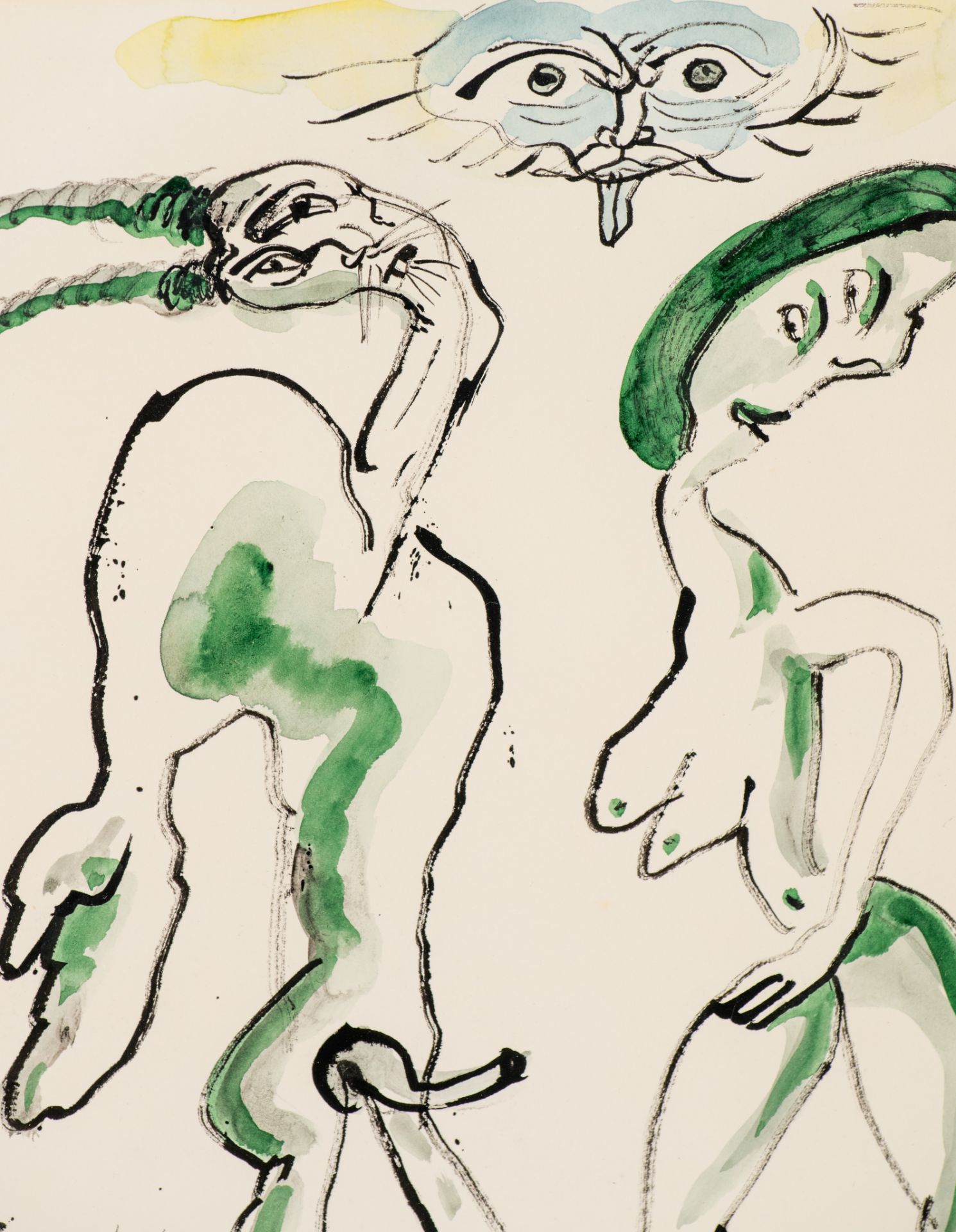 Lucebert (1924-1994), untitled, 1991, ink and watercolour on paper, 23 x 32,5 cm - Image 5 of 5
