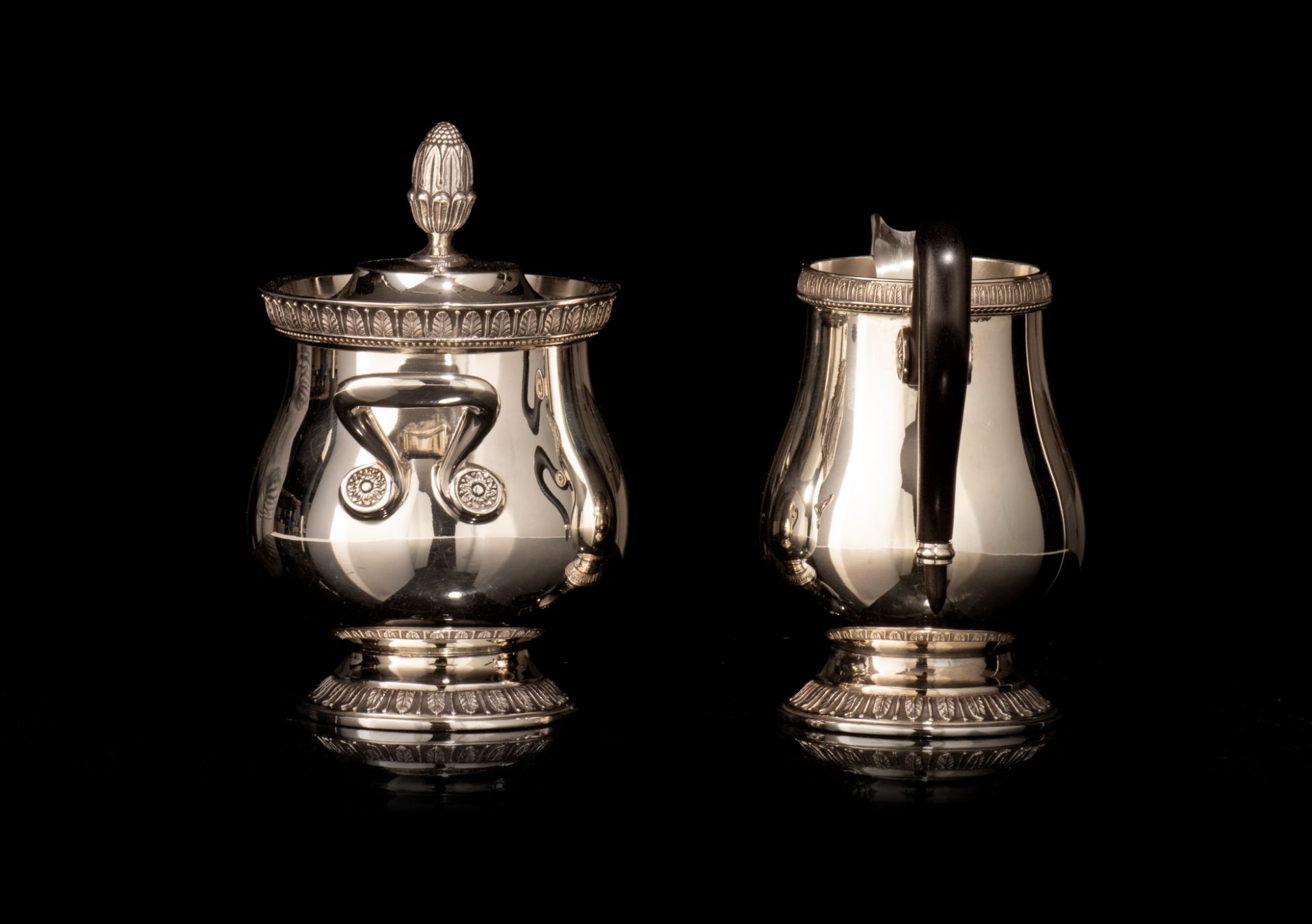 An interesting collection of silver-plated items by Christofle - France, model Malmaison - Image 11 of 16