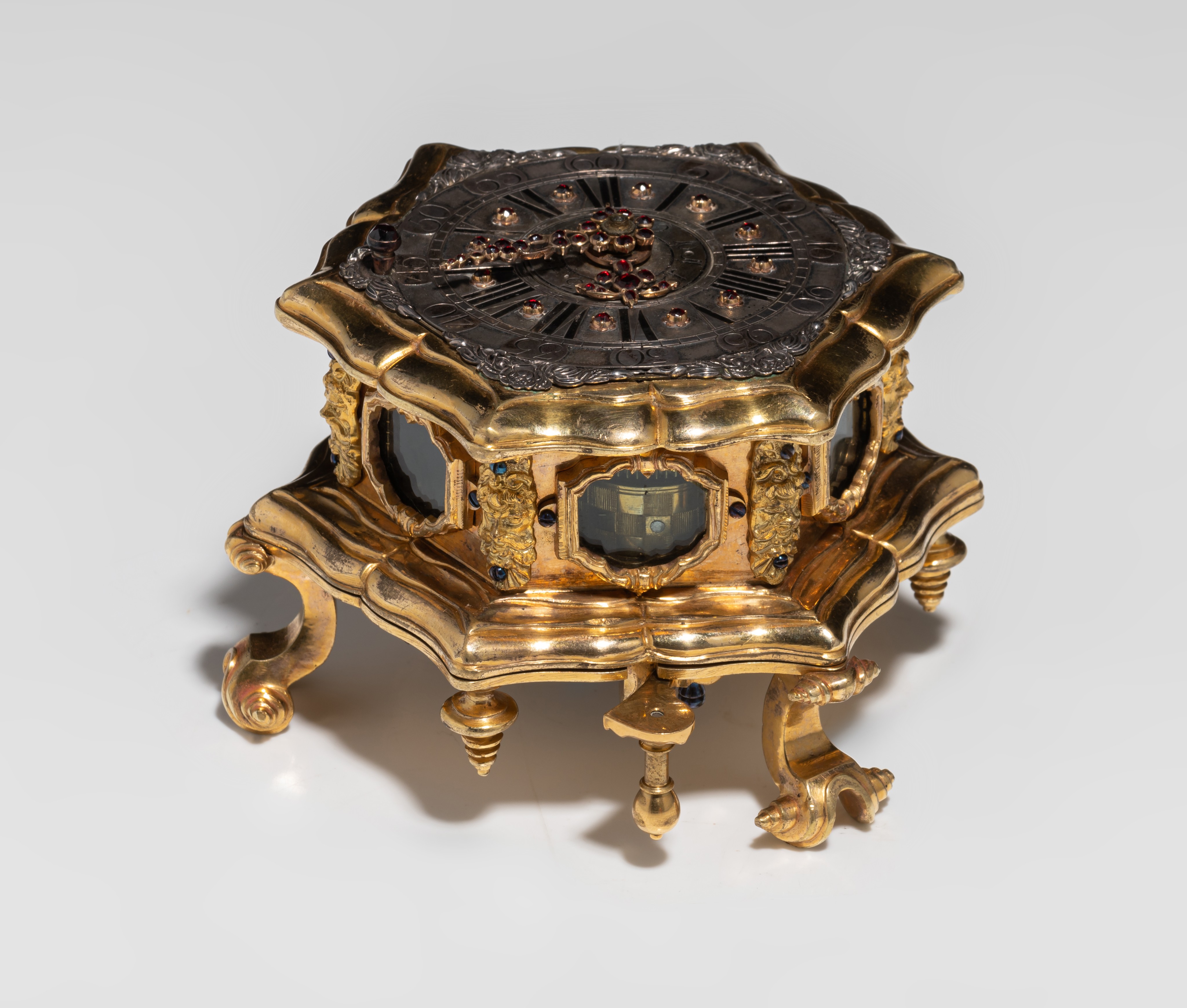 An important table clock with hour repeater and alarm, by Johan Simon Betzamyr, Danzig, ca. 1750, H - Image 25 of 27