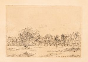 James Ensor (1860-1949), 'Le verger' (The Orchard), 1886, etching on Simili Japon, 160 x 240 mm