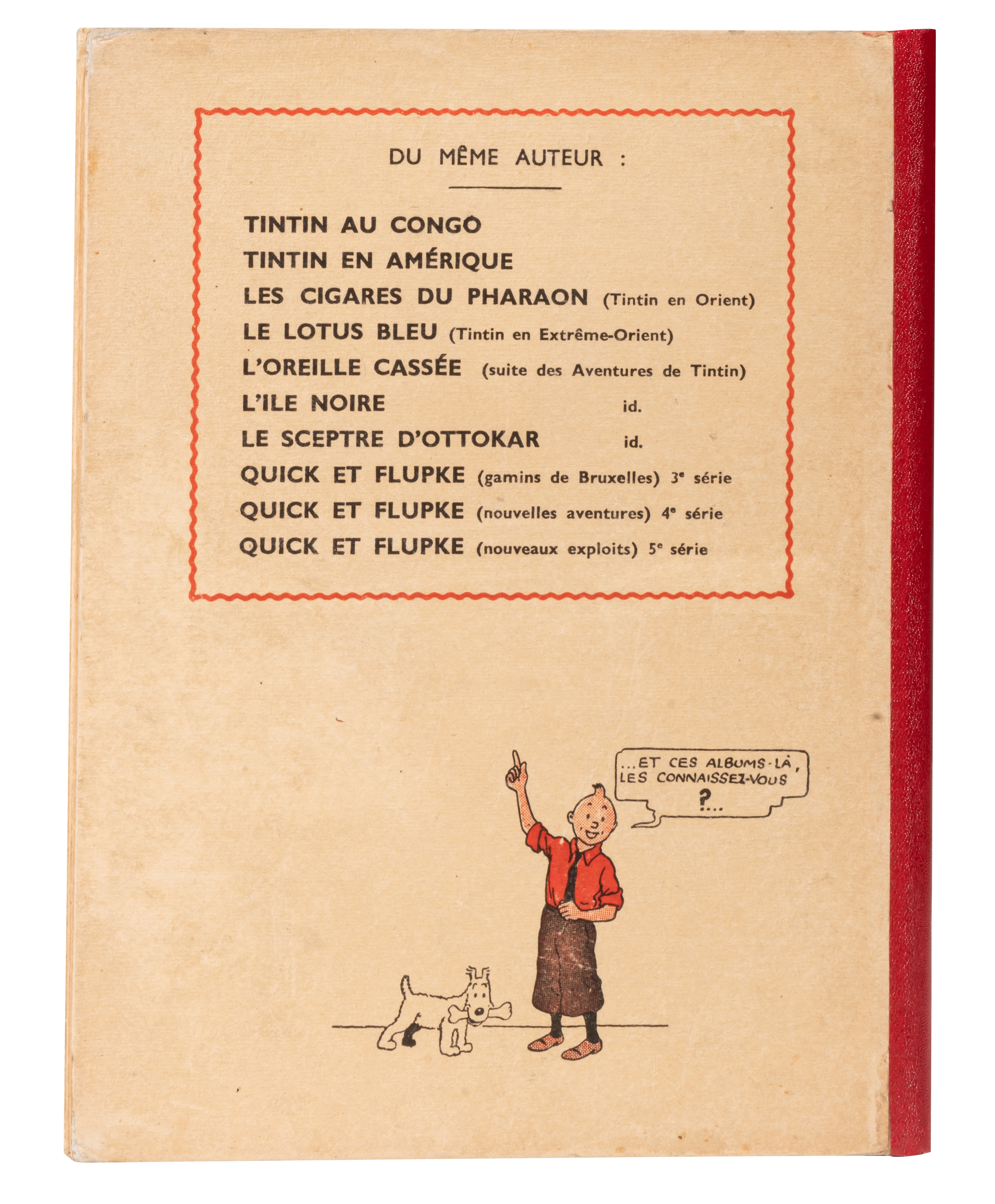 Hergé (1907-1983), 'Les Aventures de Tintin, Le Crabe aux Pinces d'Or', 1941 - Image 3 of 8