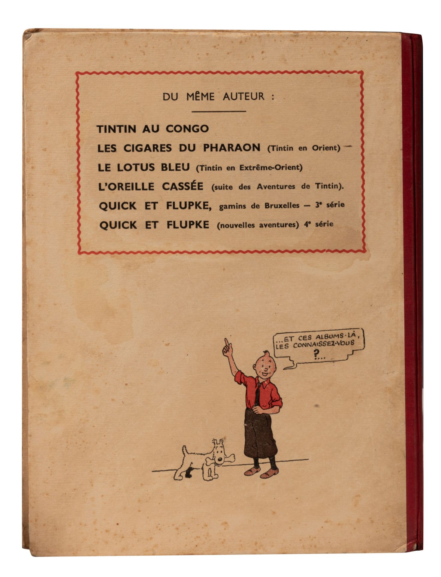 Hergé (1907-1983), 'Tintin en Amérique', 1937 - Image 3 of 8