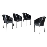 A vintage set of 4 Costes chairs by Philippe Starck for Aleph Driade, Italy, 1984, H 80 - W 47,5 cm