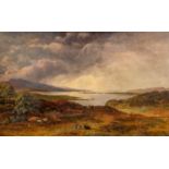 John Cairns (ca. 1845-1867), the Scottish Highlands, 1854, oil on canvas, 29 x 47 cm