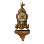 A large Napoleon III cartel clock, 19thC, H 127 cm (total height)