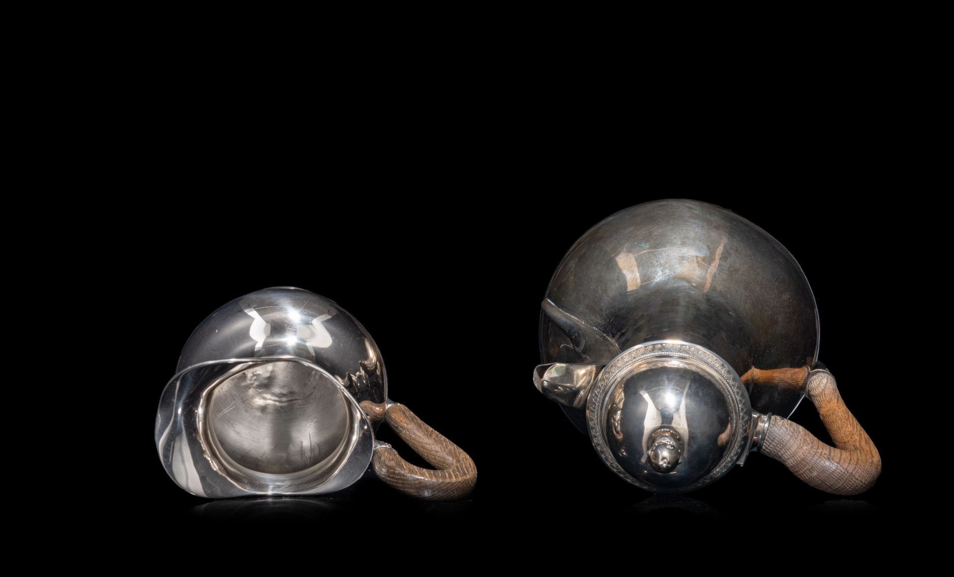 A set of silver tableware, H 13,5 - 24,5 cm - total weight: ca. 1.595 g - Bild 7 aus 17