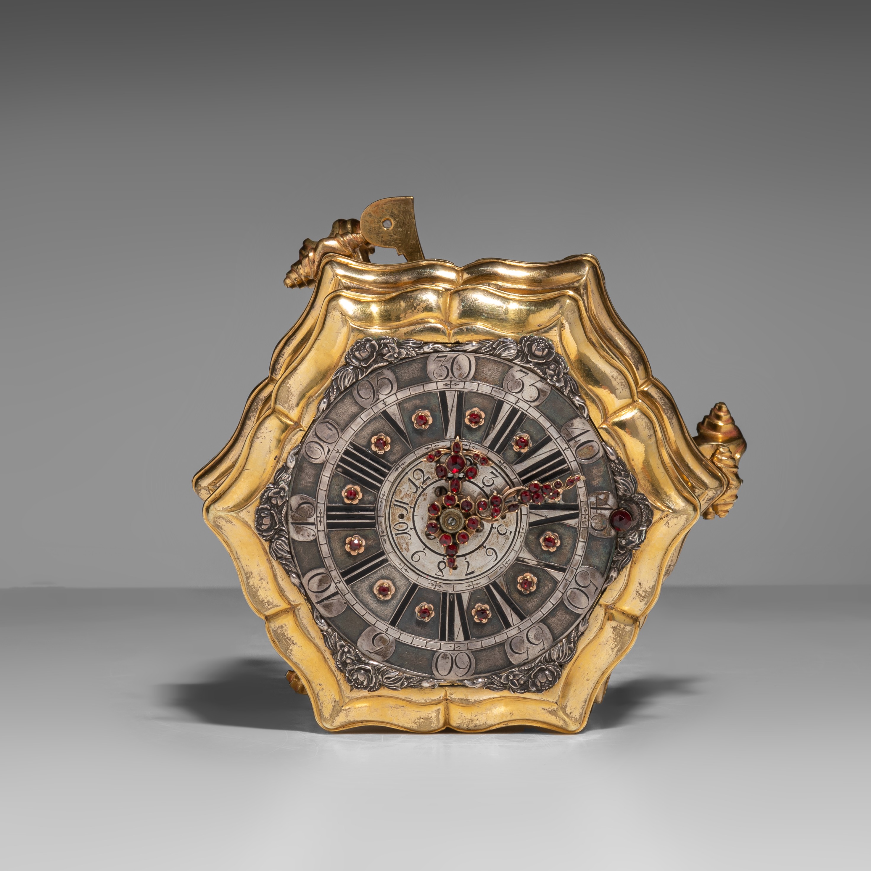 An important table clock with hour repeater and alarm, by Johan Simon Betzamyr, Danzig, ca. 1750, H - Image 12 of 27