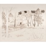 Leon Spilliaert (1881-1946), 'Le Château du Karreveld', lithograph, No 24/50 27.5 x 35 cm. (10.8 x 1