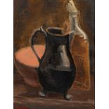 Jules Boulez (1889-1960), still life, oil on canvas 40 x 30 cm. (15 3/4 x 11.8 in.), Frame: 65 x 54