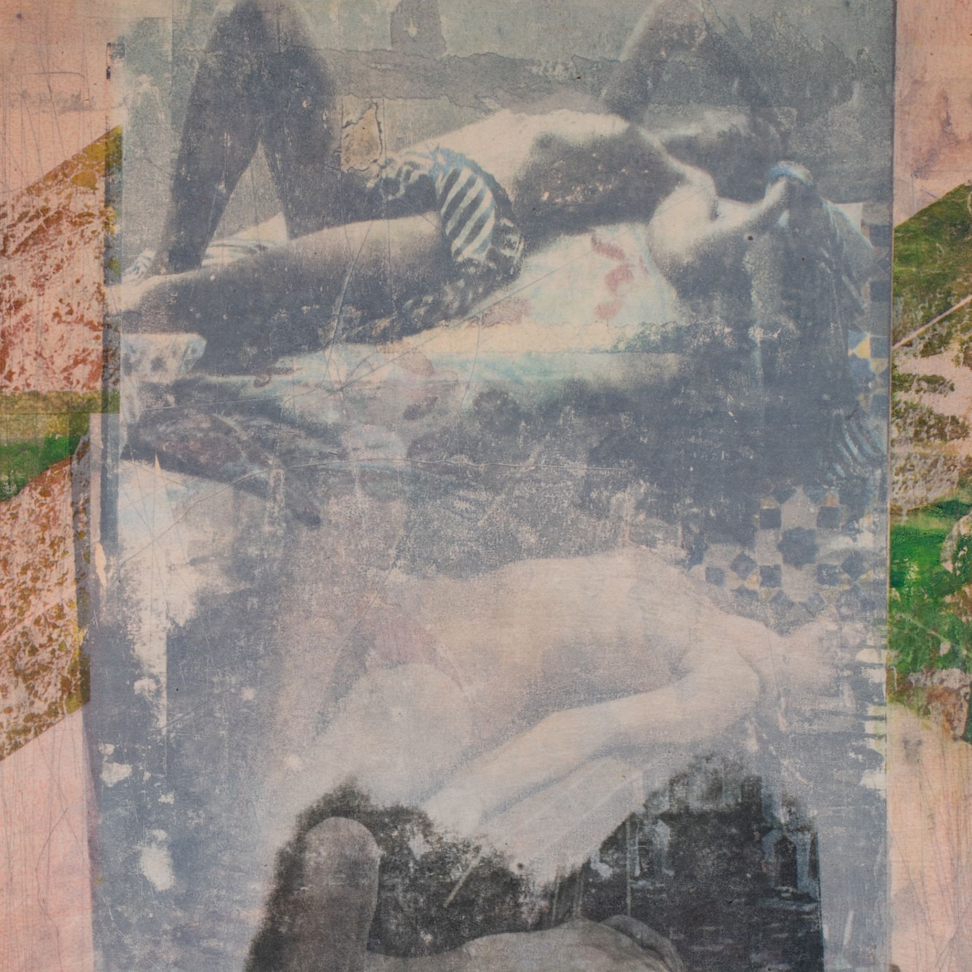 Pol Mara (1920-1998), 'Levitation', watercolour on silk marouflated on hardboard, 1995, 100 x 72 cm. - Bild 5 aus 6