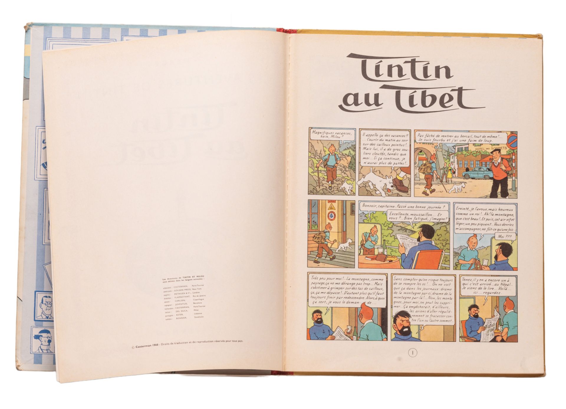 Herge (1907-1983), 'Les Aventures de Tintin, Tintin au Tibet', 1960 (B29) - Bild 3 aus 5