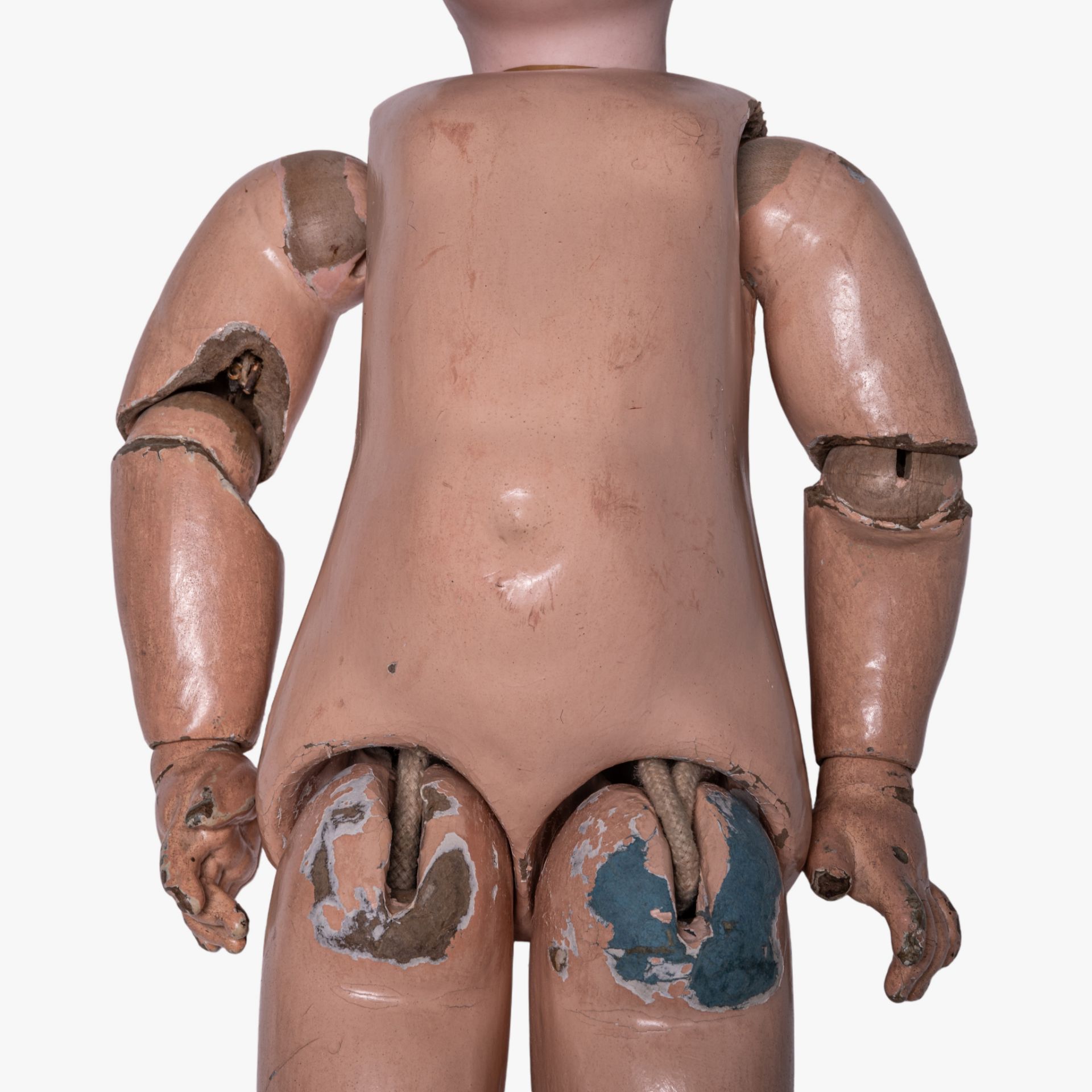An antique French Jumeau closed mouth doll, size 10, ca 1880-1890, H ca 55 cm - Image 5 of 12