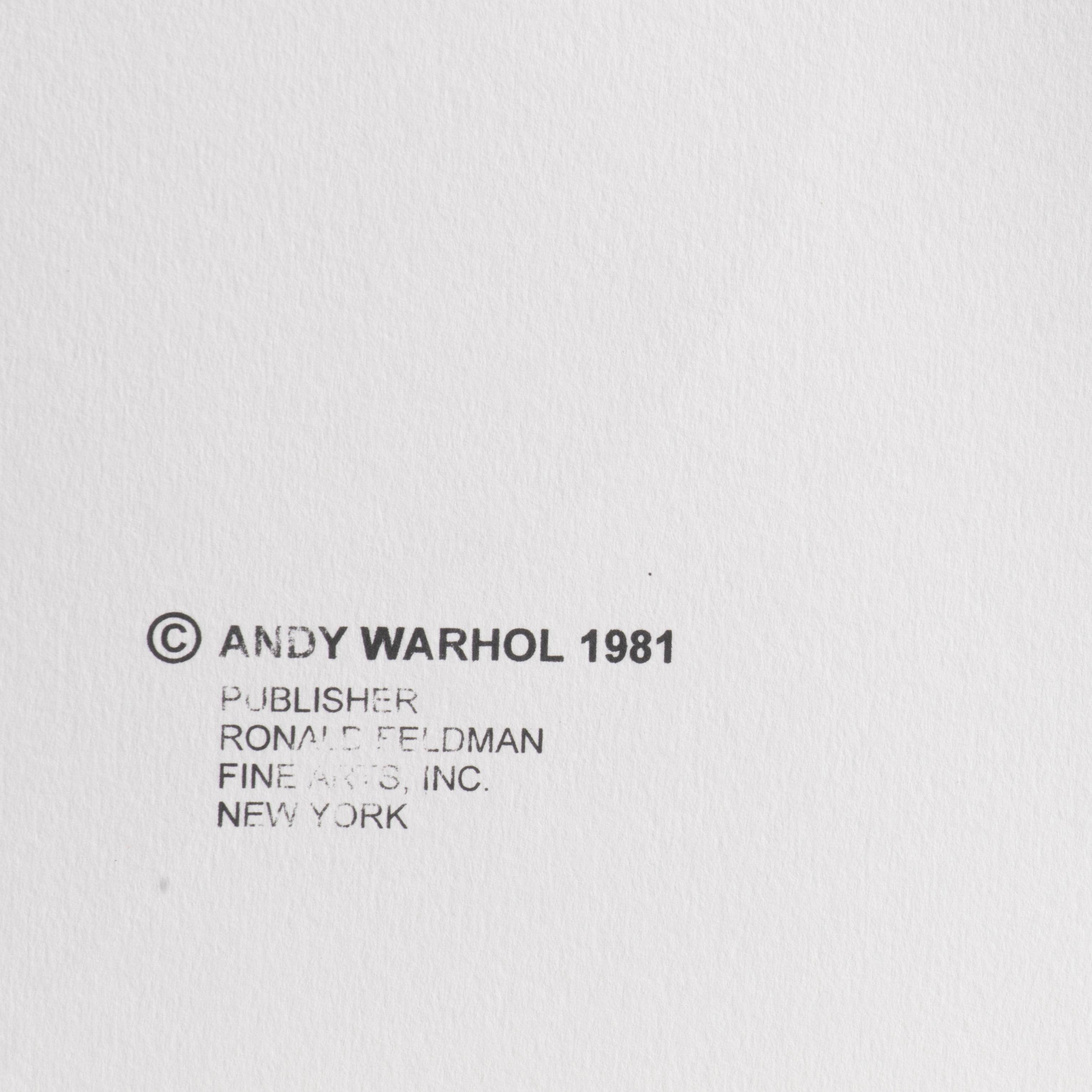 Andy Warhol (1928-1987), Myths, Suite of 10 color screenprints with diamond dust, on Lennox Museum B - Image 31 of 31