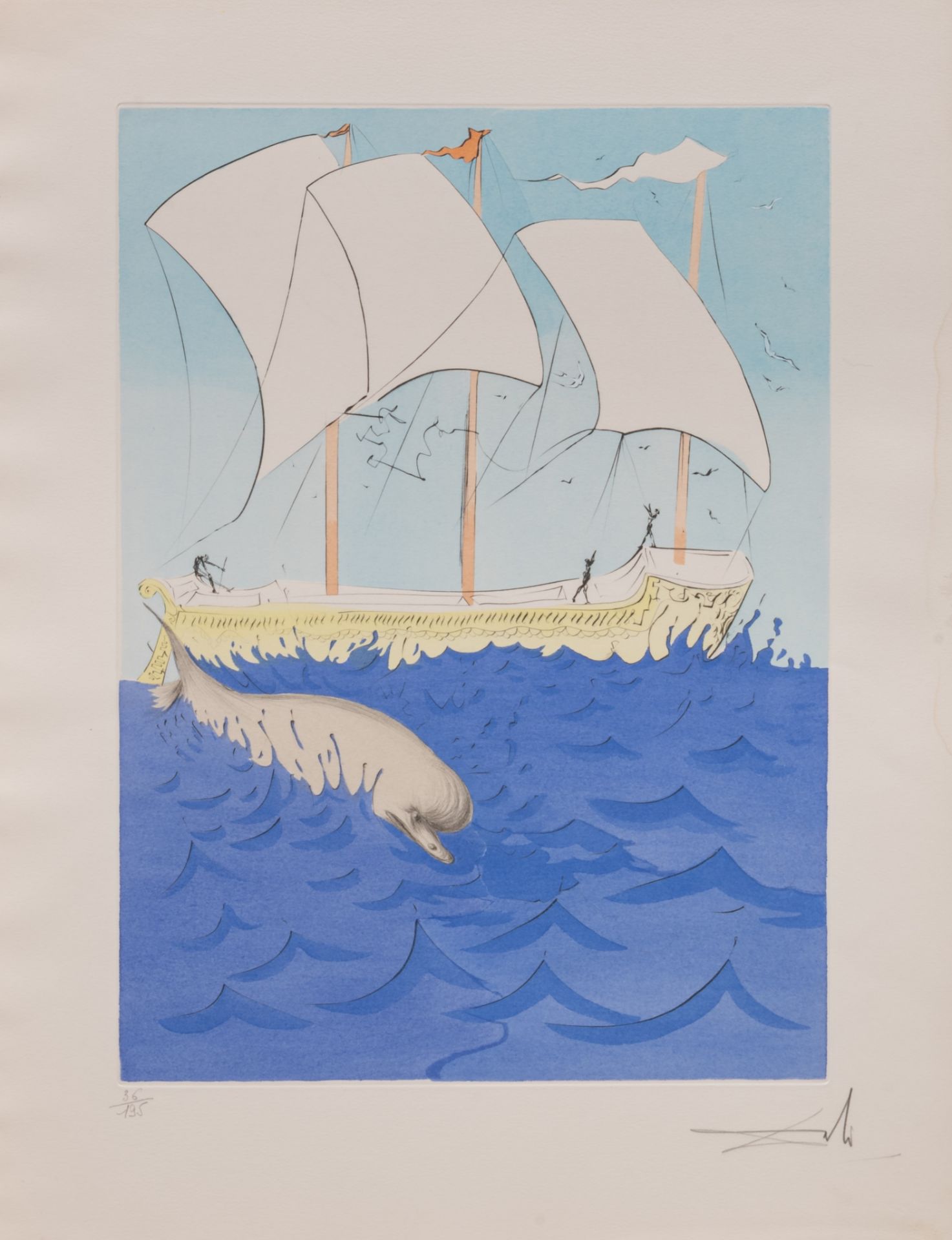 Salvador Dali (1904-1989), 'Les douze tribus d'Isra'l', 1973, ten colour etchings on Arches paper, N - Bild 11 aus 17