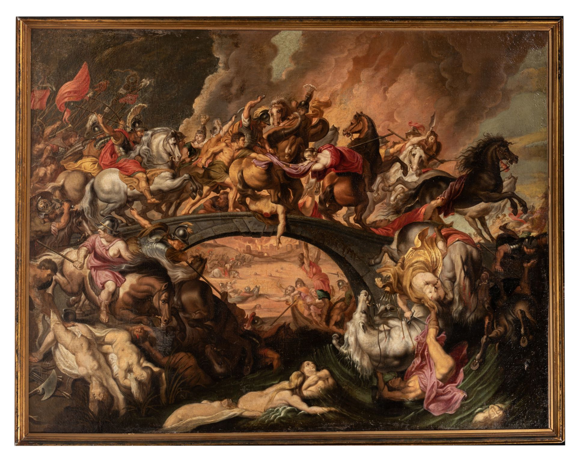 After Peter Paul Rubens, the Battle of the Amazons, oil on canvas - Bild 2 aus 11