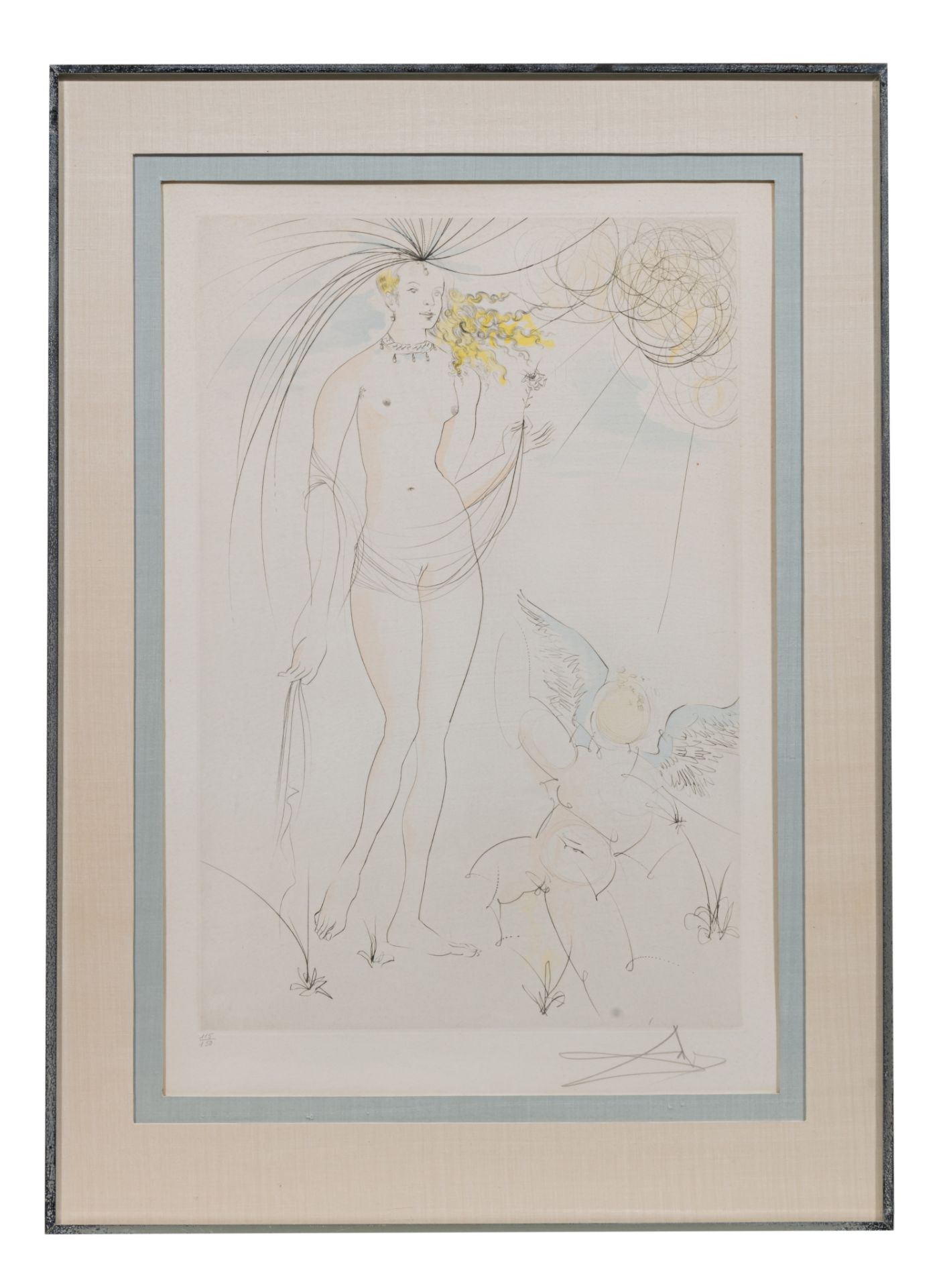 Salvador Dali (1904-1989), 'Venus y el Amor', etching and aquatint, No 115/150, 39 x 58 cm - Bild 2 aus 7