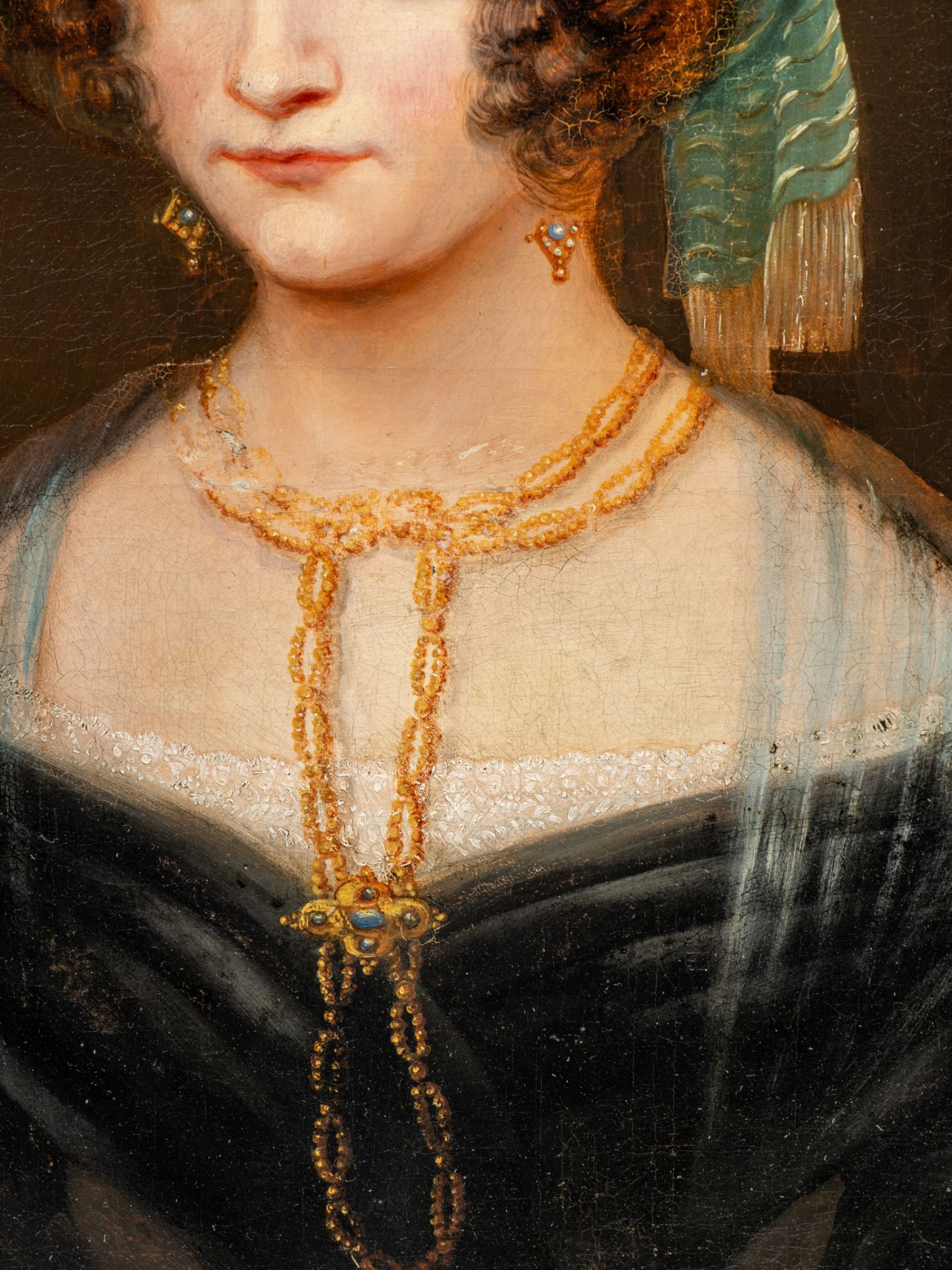 Lady with a turban, ca 1835, oil on canvas 68 x 57 cm. (26.7 x 22.4 in.) - Bild 5 aus 5