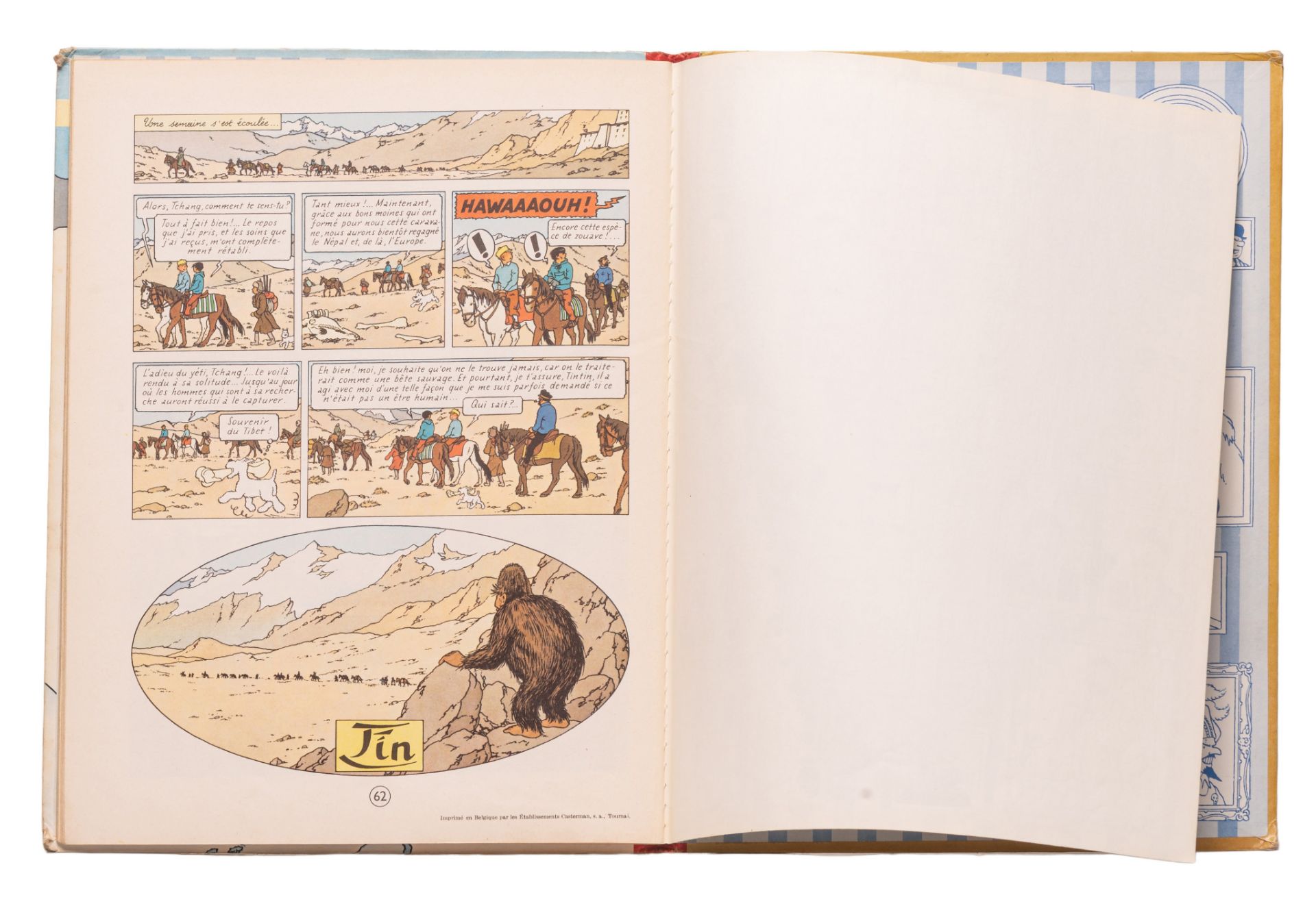 Herge (1907-1983), 'Les Aventures de Tintin, Tintin au Tibet', 1960 (B29) - Bild 4 aus 5