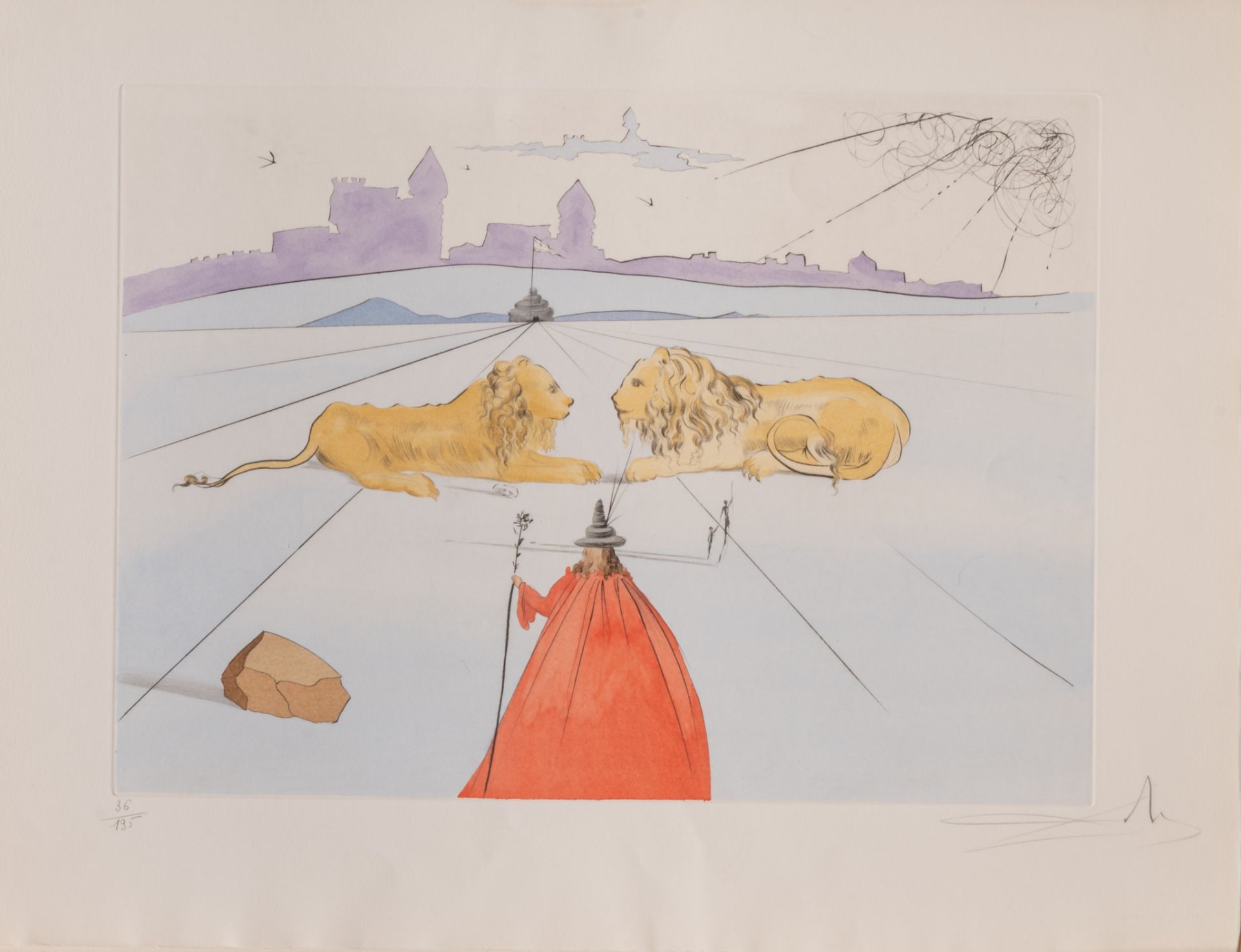 Salvador Dali (1904-1989), 'Les douze tribus d'Isra'l', 1973, ten colour etchings on Arches paper, N - Bild 10 aus 17