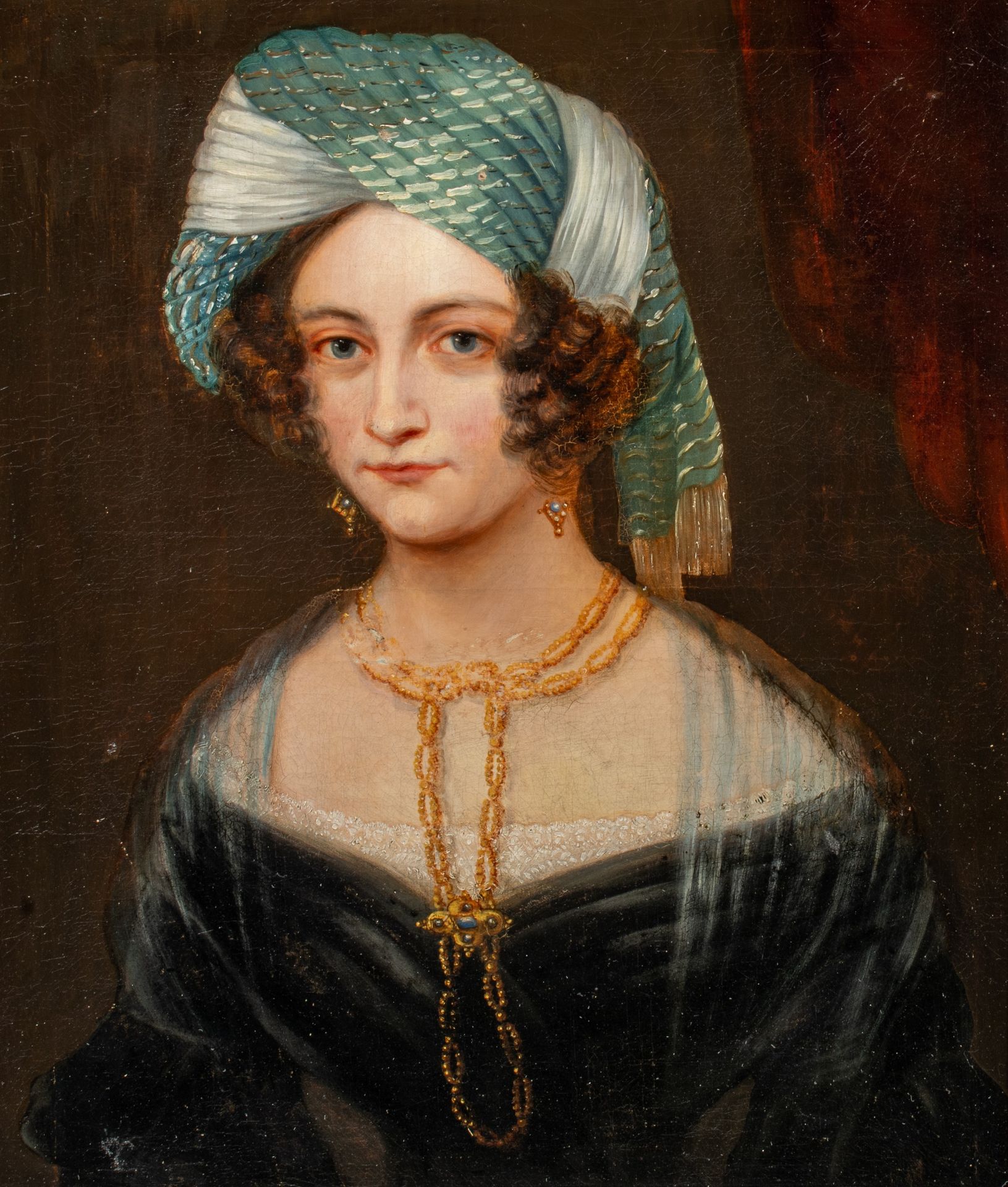 Lady with a turban, ca 1835, oil on canvas 68 x 57 cm. (26.7 x 22.4 in.)