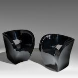 Two Little Albert chairs by Ron Arad for Morso, 2000, H 68 - W 70 cm