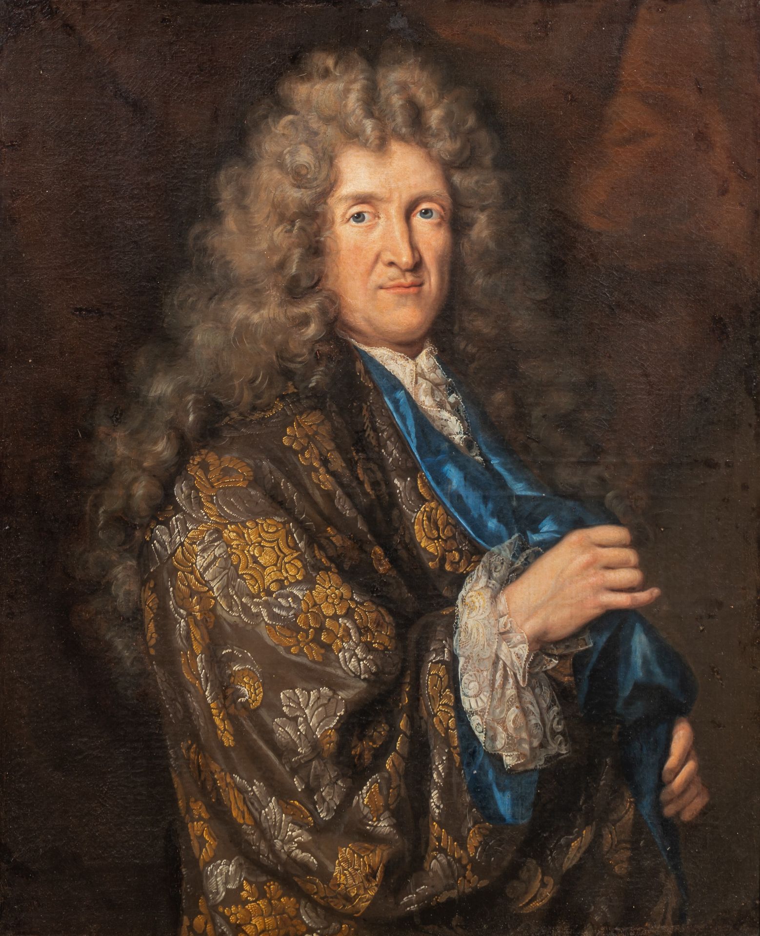 Attrib. to Nicolas de Largilliere (1656-1746), portrait of admiral du Casse, oil on canvas 89 x 72 c - Bild 2 aus 5