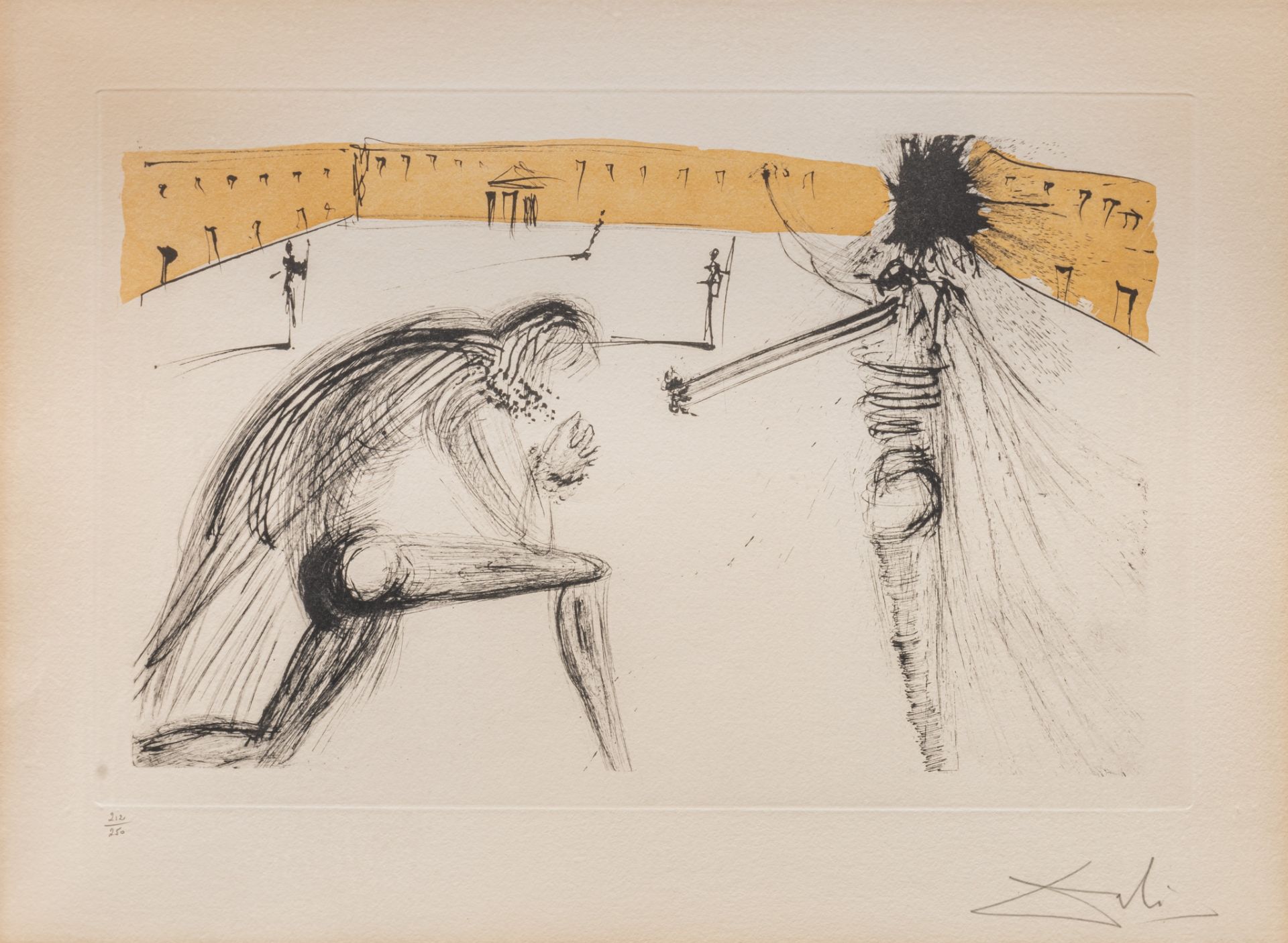 Salvador Dali (1904-1989), 'Le Pardon de Sigismund', 1971, lithograph, No 212/250 34.5 x 52.5 cm. (1