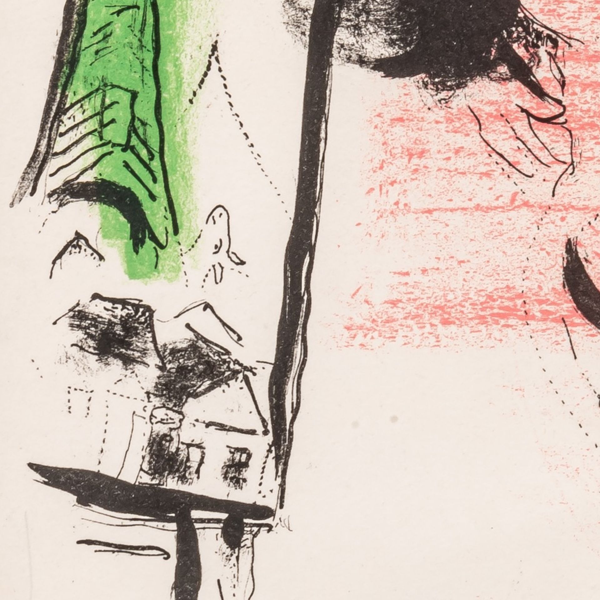 Marc Chagall (1887-1985), 'La Tour Eiffel verte', Mourlot edition, lithograph on Arches paper 20 x 2 - Bild 5 aus 6