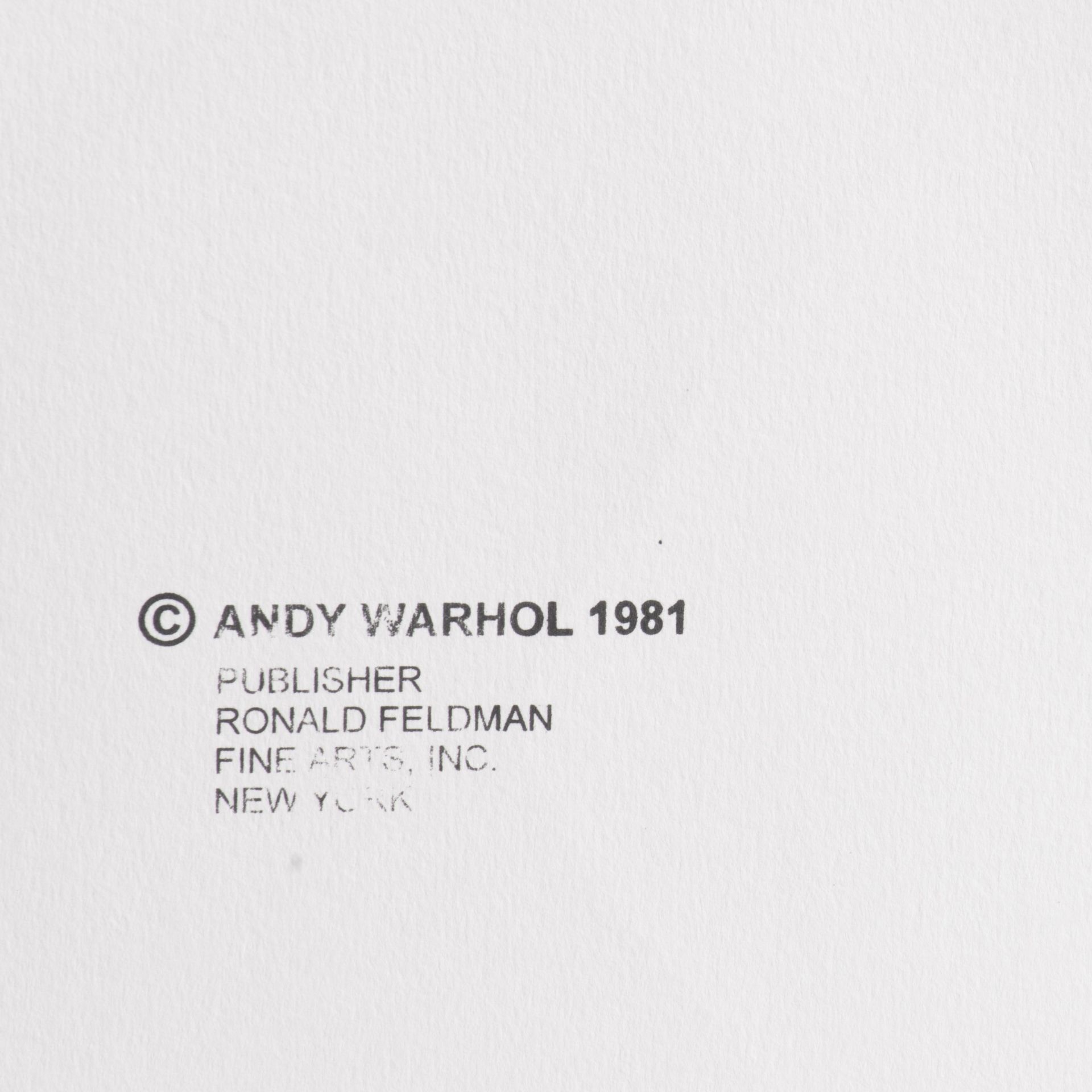 Andy Warhol (1928-1987), Myths, Suite of 10 color screenprints with diamond dust, on Lennox Museum B - Bild 22 aus 31