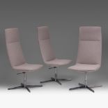 A set of three Catifa 70 chairs by Lievore Altherr Molina for Arpser, H 108 - W 70 - D 77,5 cm