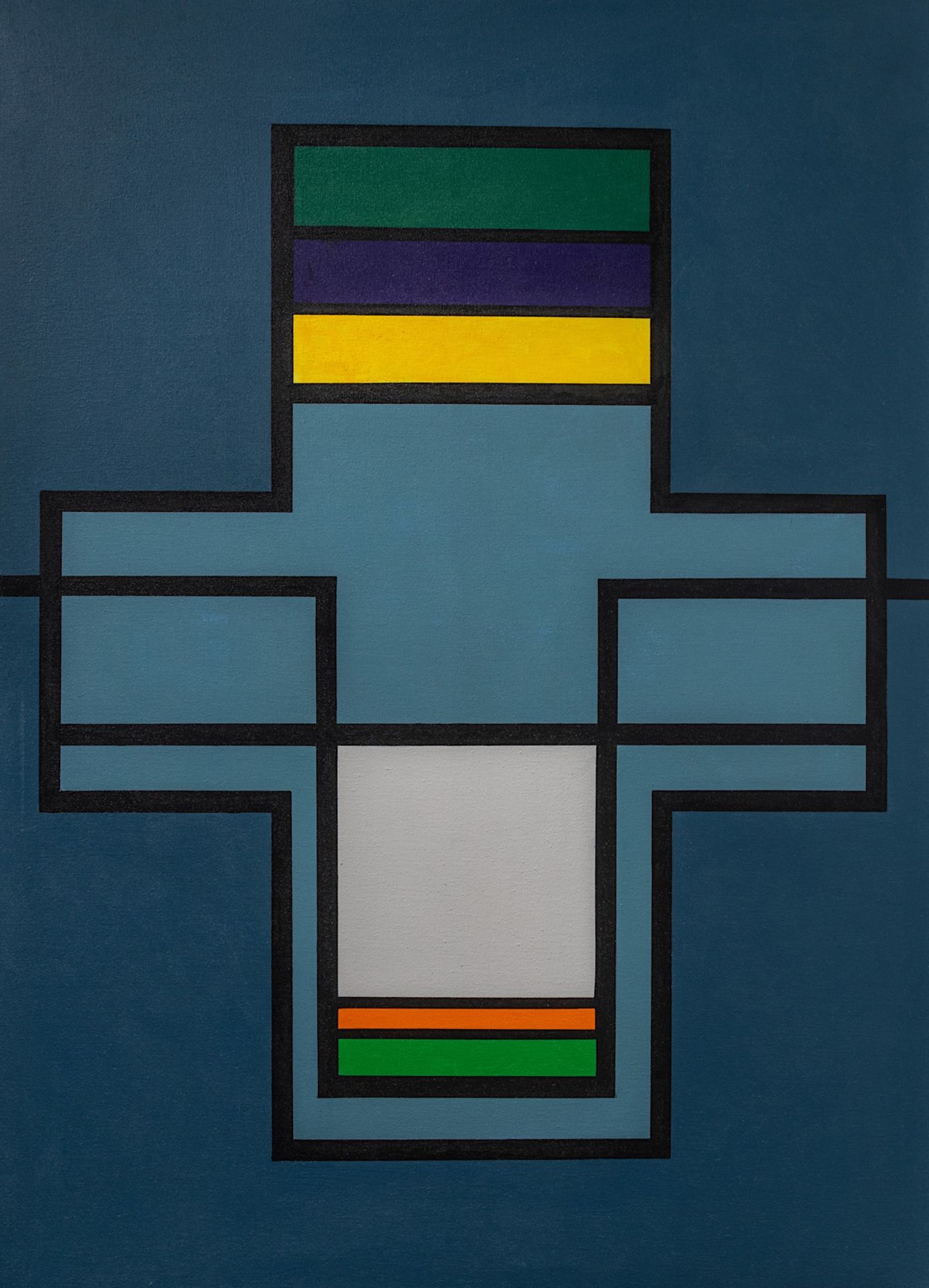 Guy Van Den Branden (1926-2014), untitled, 1988, oil on canvas 180 x 130 cm. (70.8 x 51.1 in.)