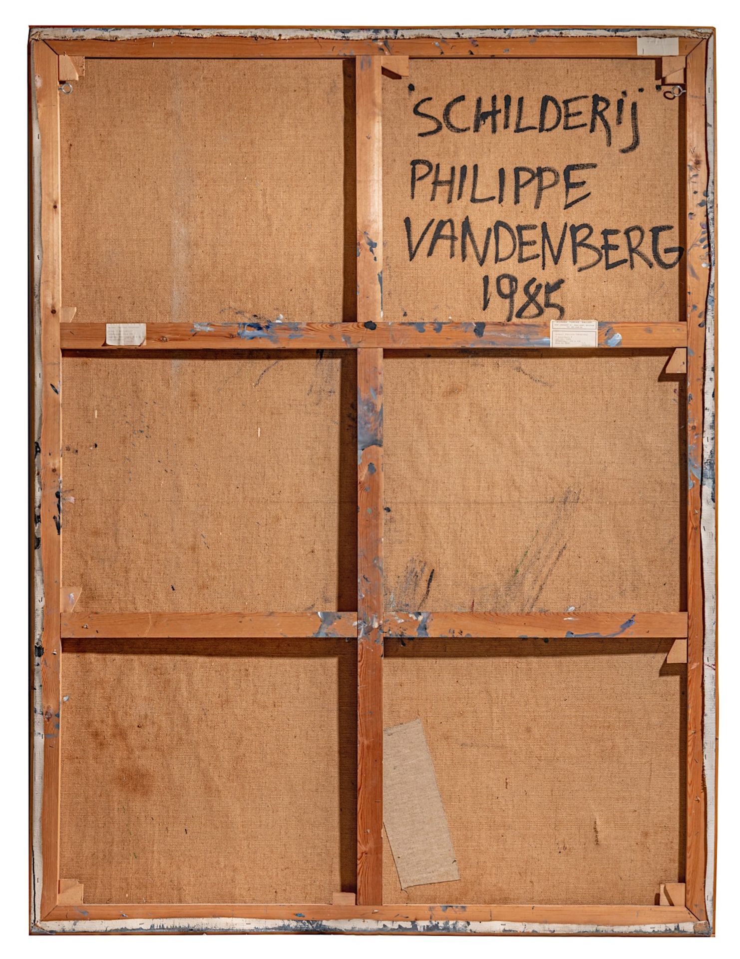 PREMIUM LOT - Philippe Vandenberg (1952-2009), 'Schilderij', diptych, 1985, oil on canvas - Bild 9 aus 12