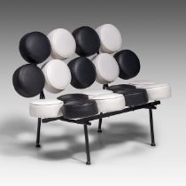A 'Nelson Marshmallow' Seat, by Irving Harper (1956), H 98 - W 135 cm