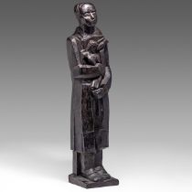 Jozef Cantre (1890-1957), 'Ecce Homo', dark patinated bronze, Ndeg 6/7, H 81,5 cm