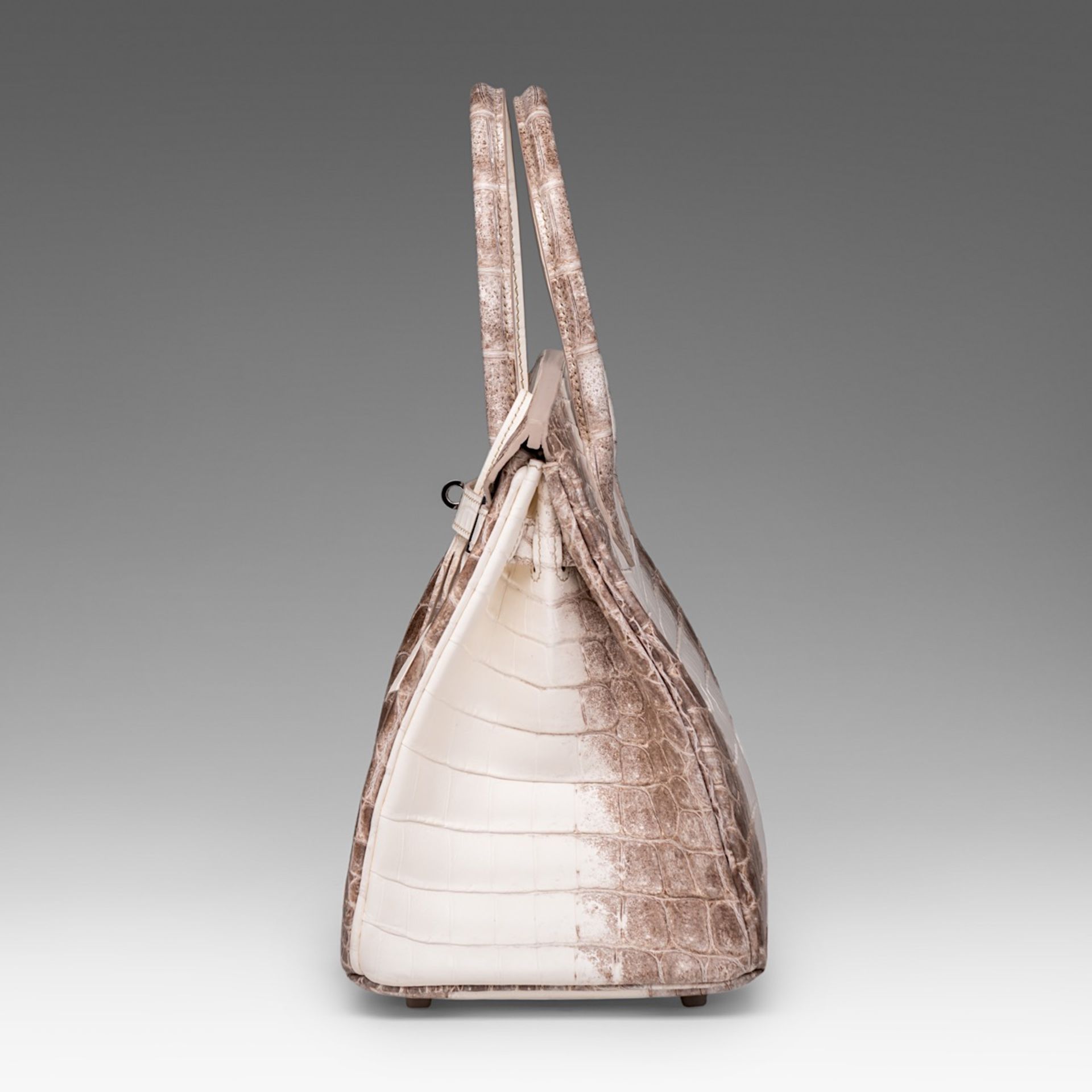 PREMIUM LOT - HERMES, 2022, Birkin 30 bag, White Himalaya Crocodile Niloticus, with palladium hardwa - Image 3 of 15