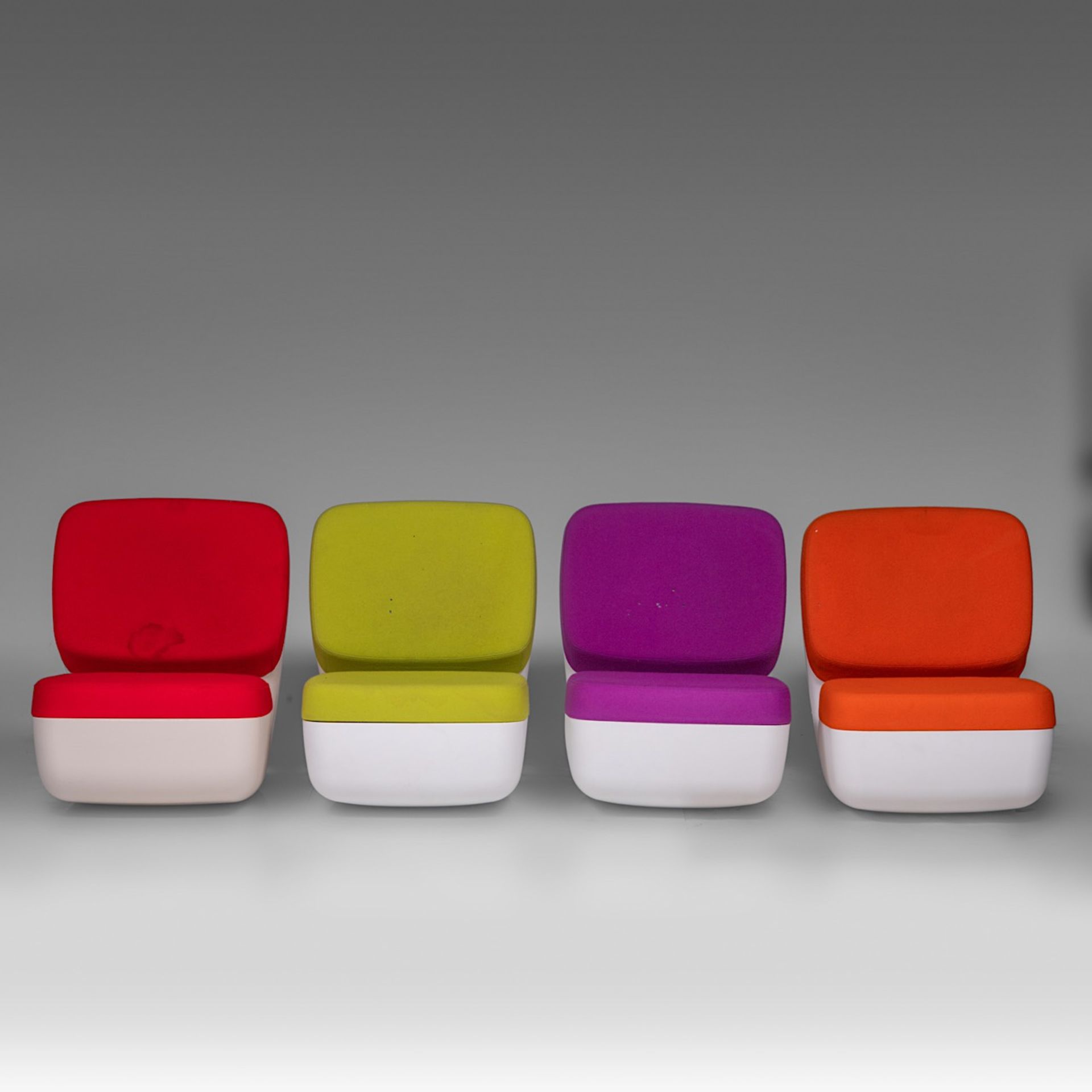 A set of four Nimrod chairs by Marc Newson for Magis, Italy (2009), H 77 - W 62 cm - Image 6 of 14