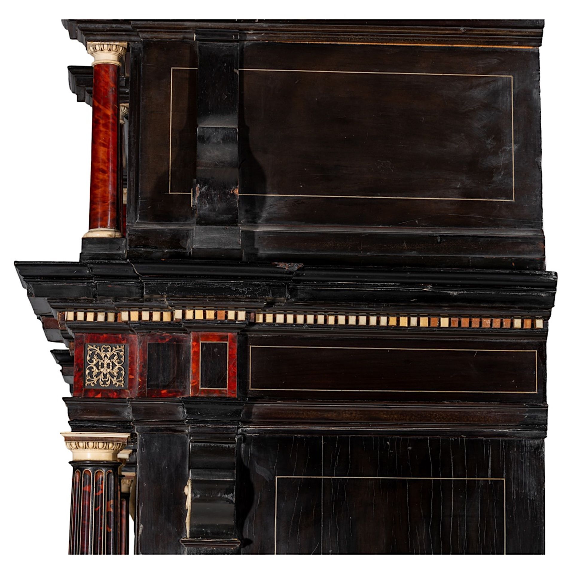 PREMIUM LOT - An impressive and exceptional 19thC architecturally designed baroque cabinet veneered - Image 20 of 24
