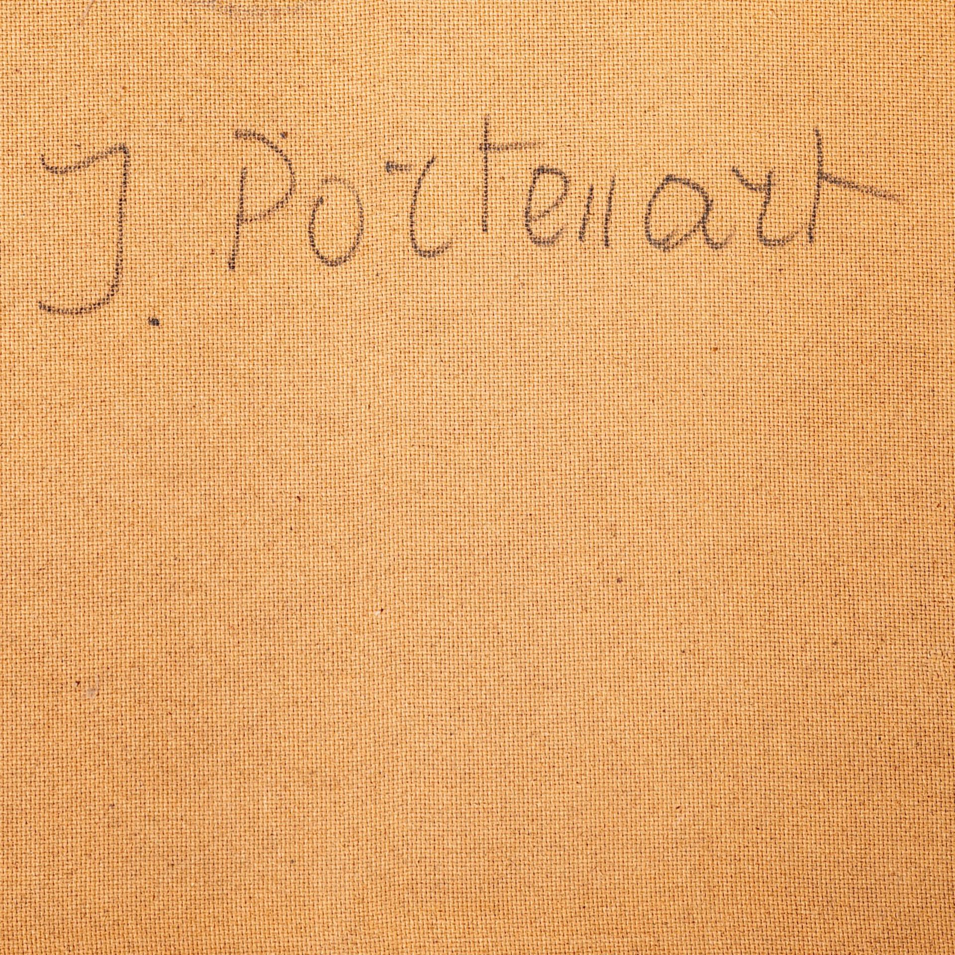 Jeanne Portenart (1911-1992), composition, 1964, oil on board 94 x 121 cm. (37.0 x 47.6 in.), Frame: - Image 4 of 7