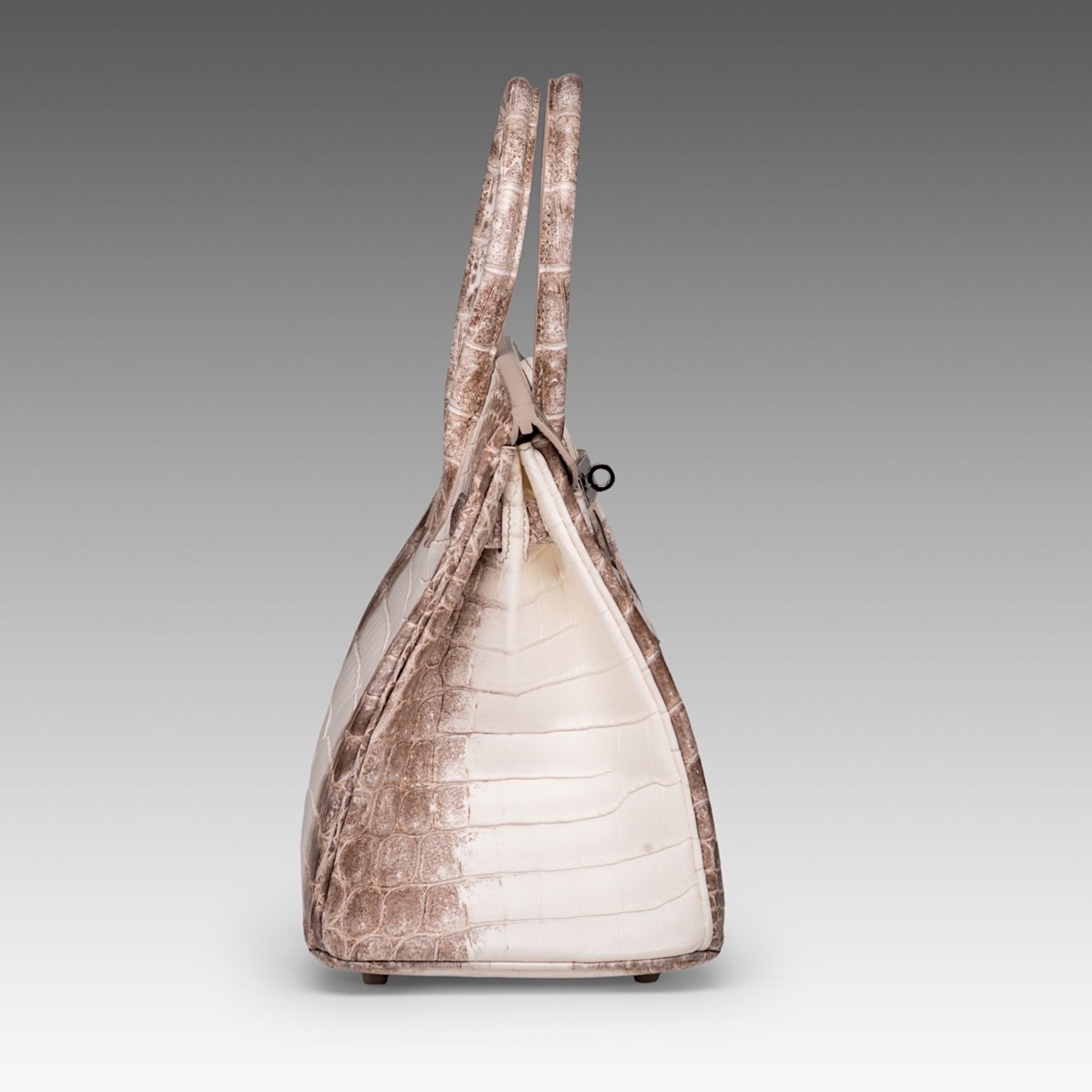 PREMIUM LOT - HERMES, 2022, Birkin 30 bag, White Himalaya Crocodile Niloticus, with palladium hardwa - Bild 5 aus 15